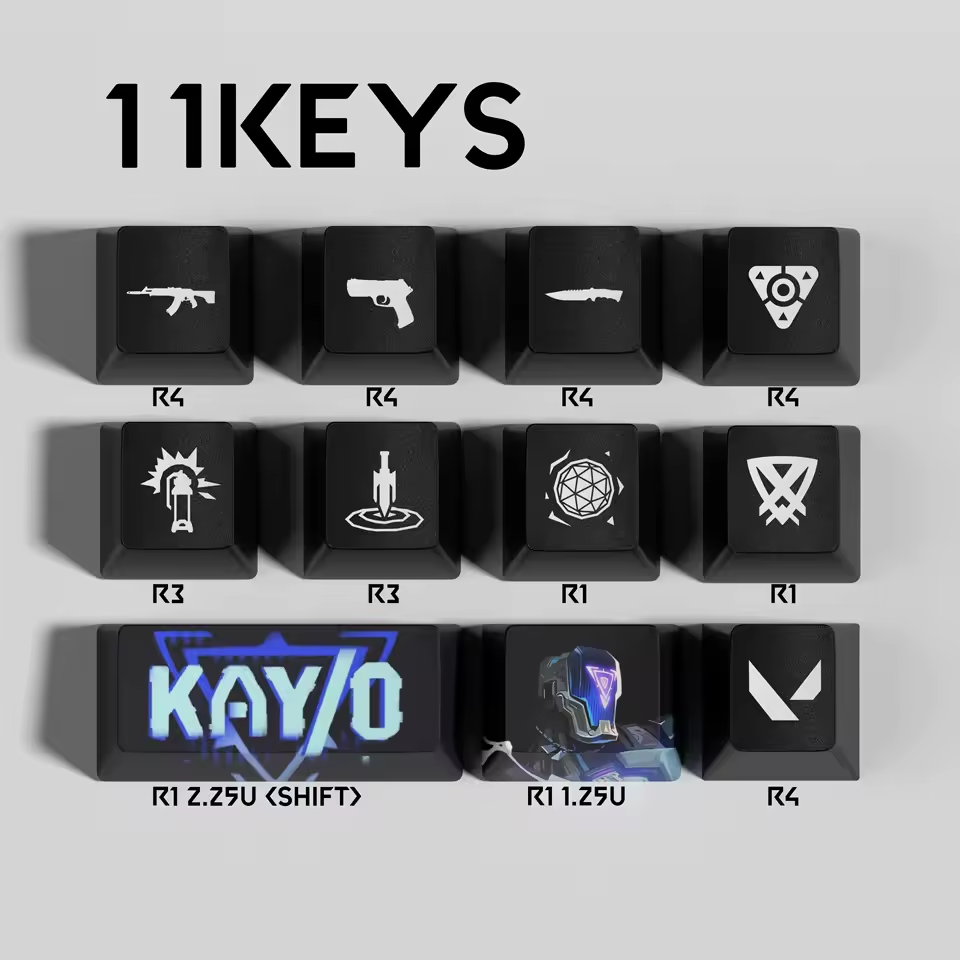 Kay-O 11 Custom OEM Keycaps