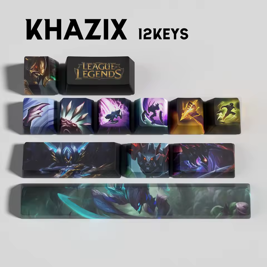 Kha'zix 12 Custom OEM Keycaps