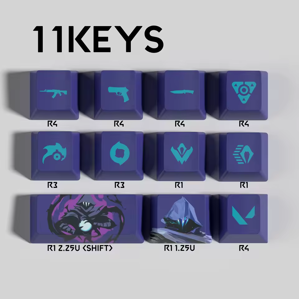 Omen 11 Custom OEM Keycaps