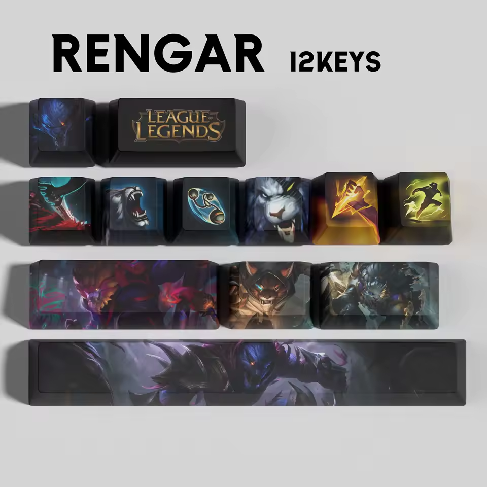 Rengar 12 Custom OEM Keycaps