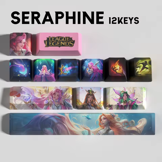 Seraphine 12 Custom OEM Keycaps