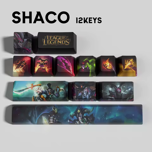 Shaco 12 Custom OEM Keycaps