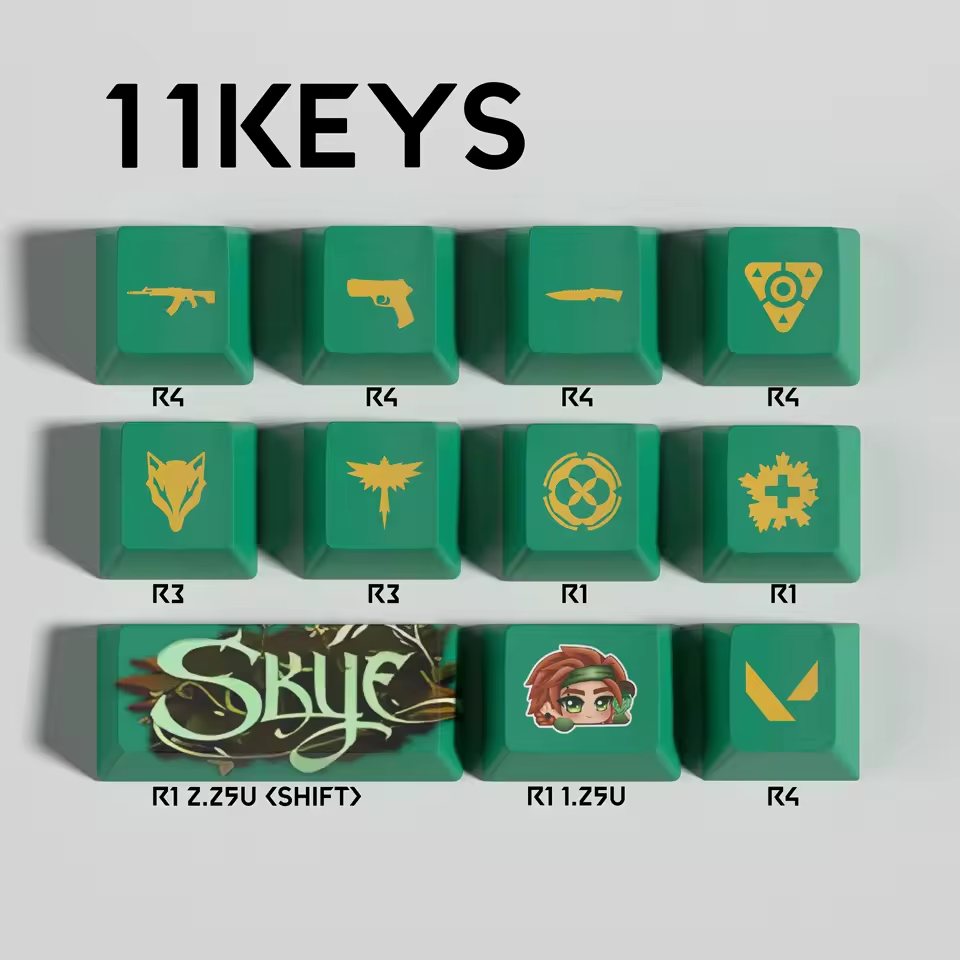 Skye 11 Custom OEM Keycaps