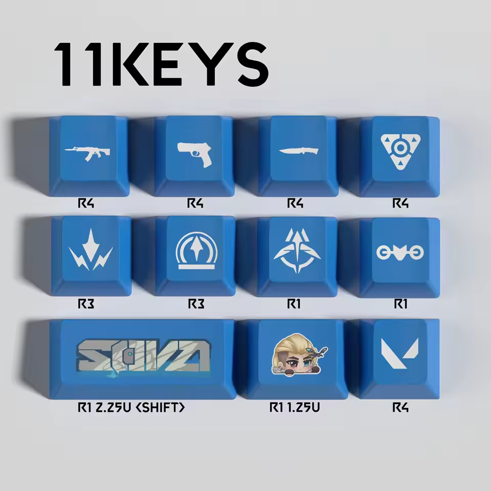 Sova 11 Custom OEM Keycaps