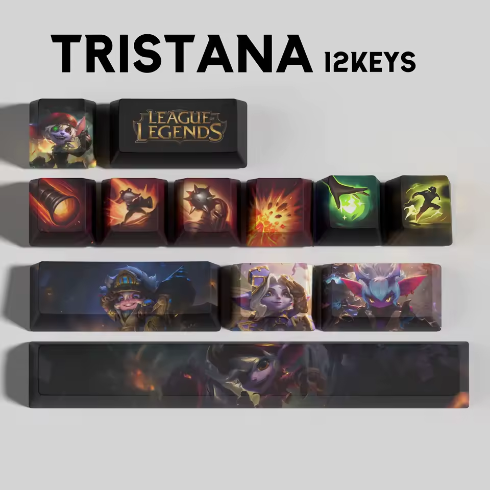 Tristana 12 Custom OEM Keycaps