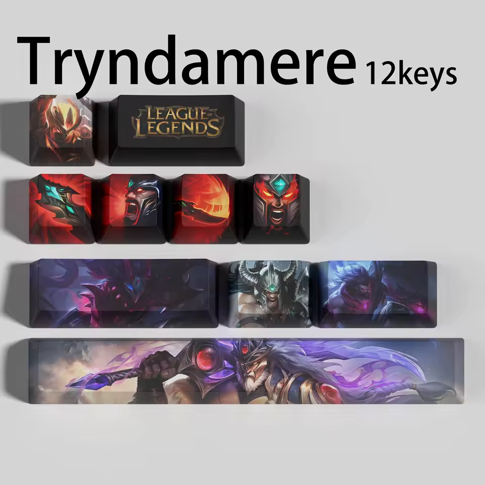 Tryndamere 12 Custom OEM Keycaps