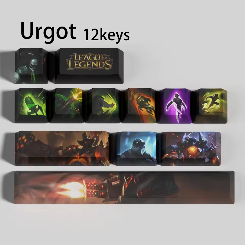 Urgot 12 Custom OEM Keycaps