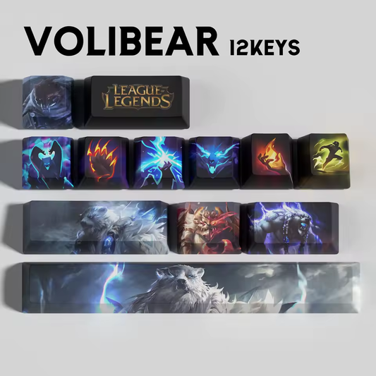 Volibear 12 Custom OEM Keycaps