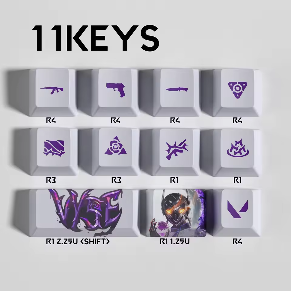 Vyse 11 Custom OEM Keycaps