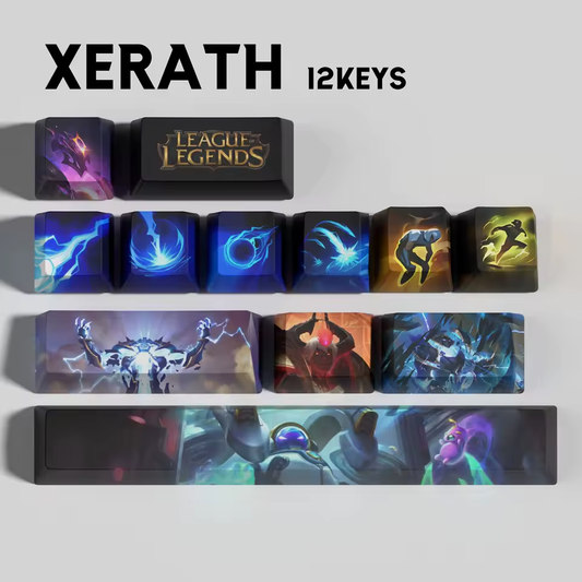 Xerath 12 Custom OEM Keycaps