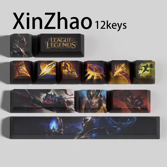 Xin Zhao 12 Custom OEM Keycaps