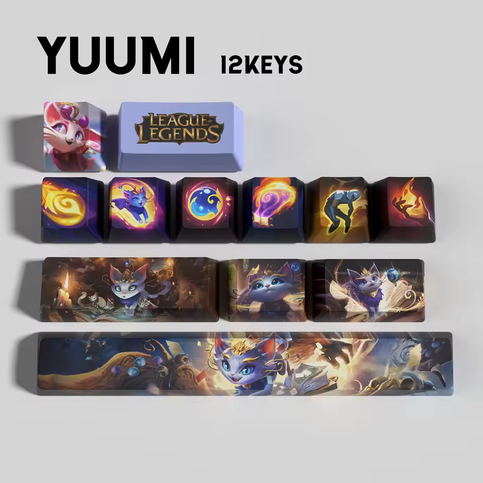 Yuumi 12 Custom OEM Keycaps