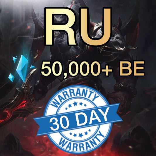 RU - 50,000+ Blue Essence Unranked Smurf