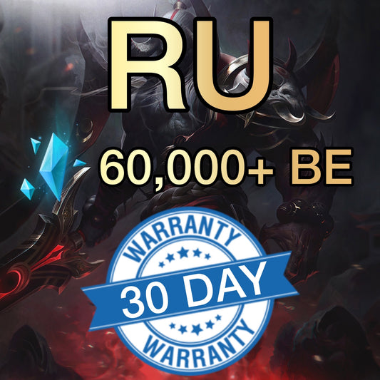 RU - 60,000+ Blue Essence Unranked Smurf