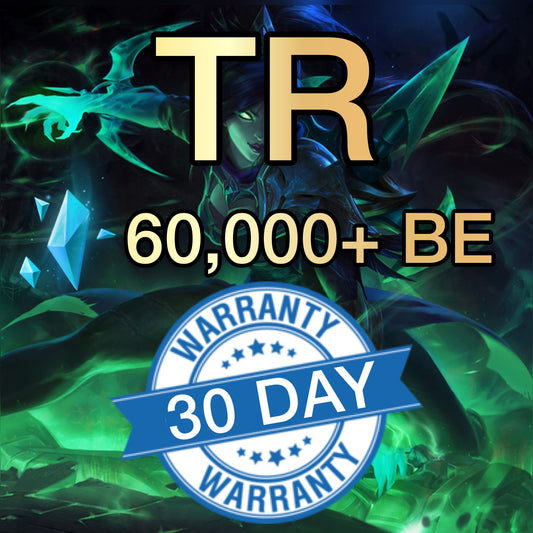 TR - 60,000+ Blue Essence Unranked Smurf