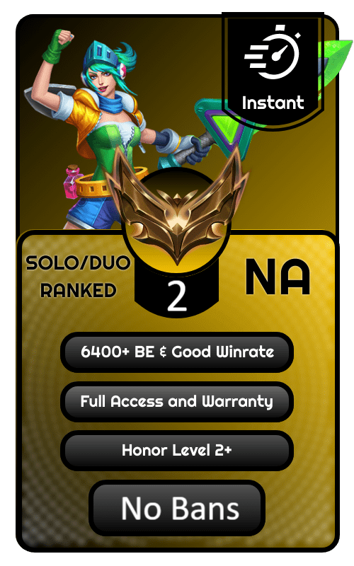 NA Gold 2 Ranked Account