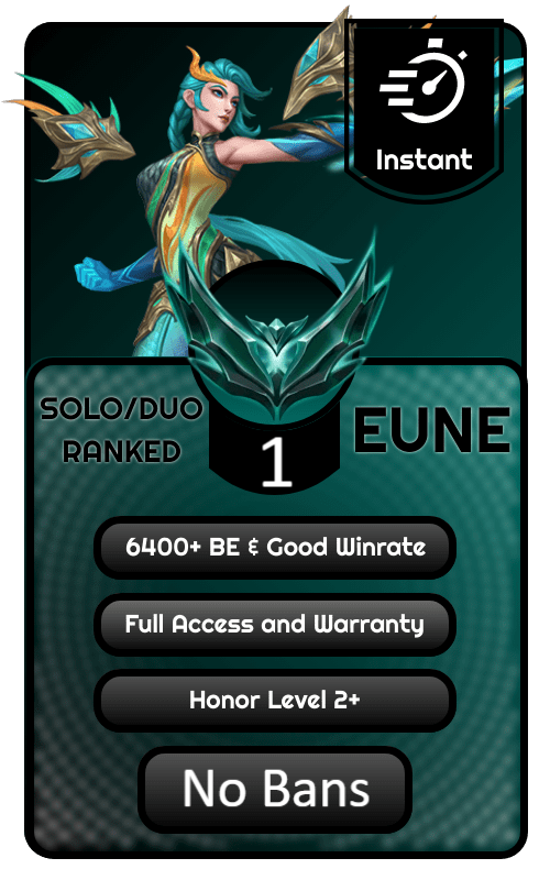 EUNE Platinum 1 Ranked Account